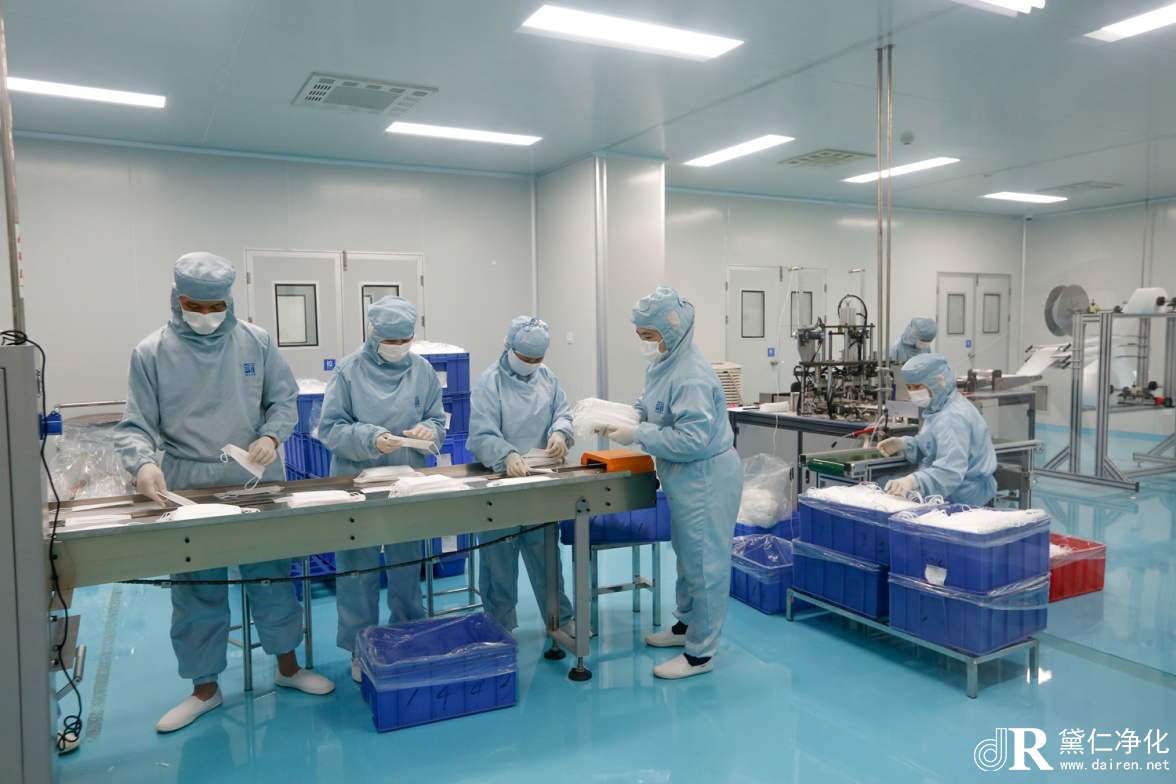 口罩廠凈化車間在設(shè)計(jì)施工當(dāng)中需要注意的幾個問題