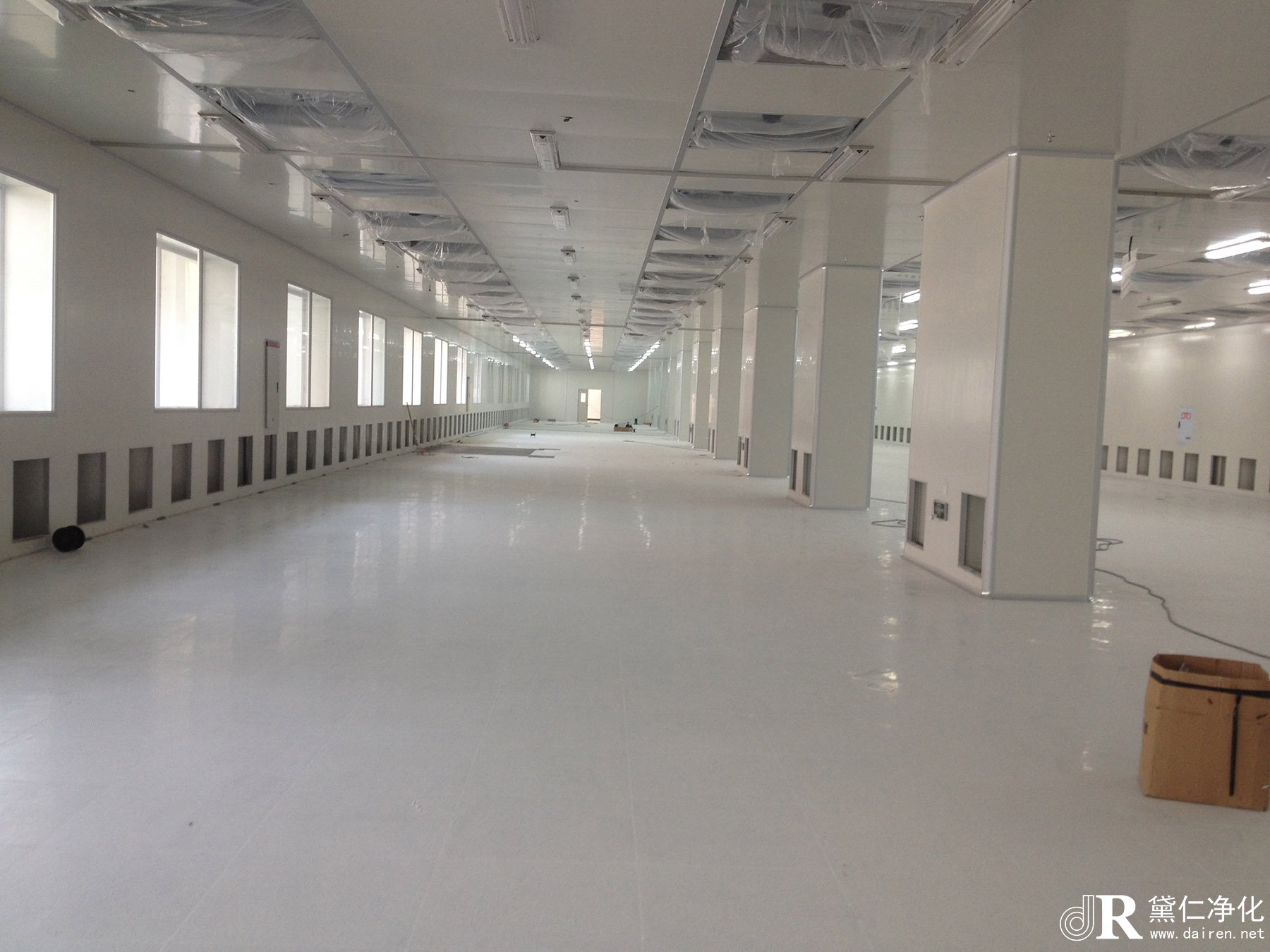 上海松江區(qū)電子廠(chǎng)車(chē)間裝修案例